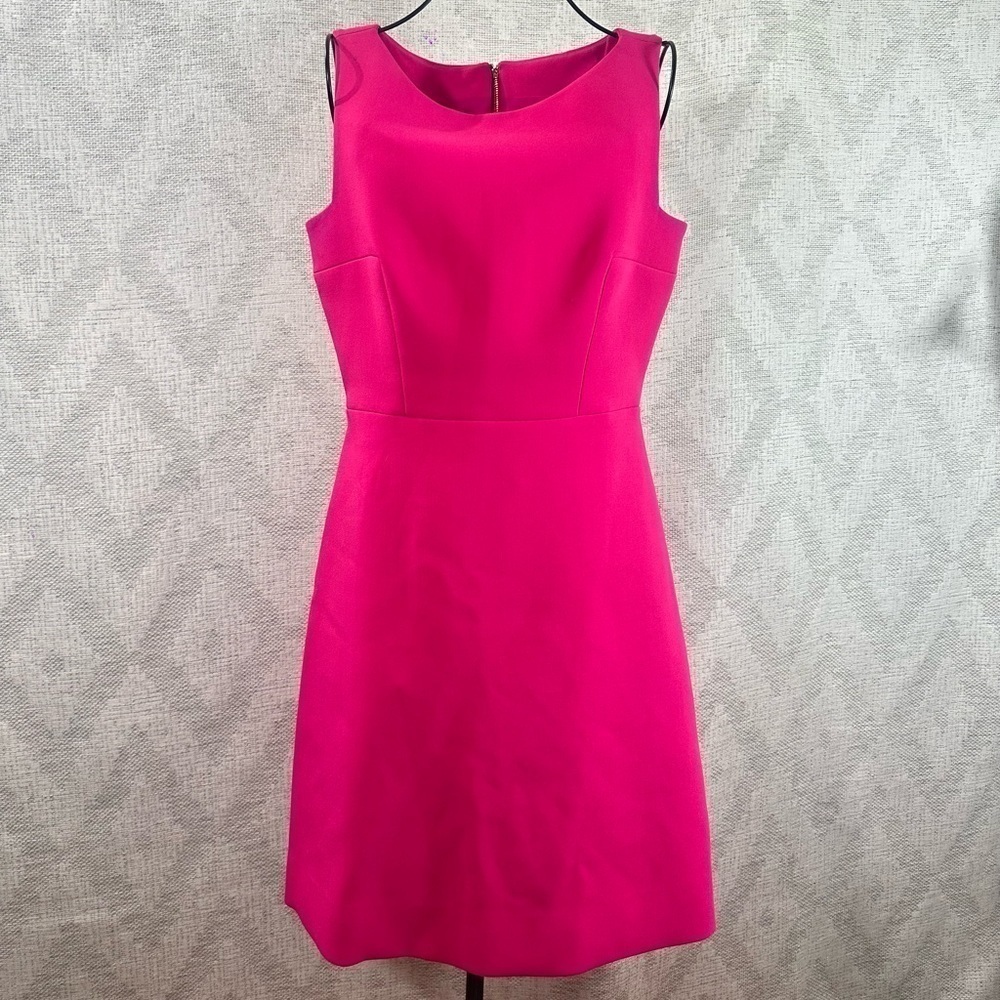 Kate Spade New York stretch crepe a-line dress in sweetheart pink size 4